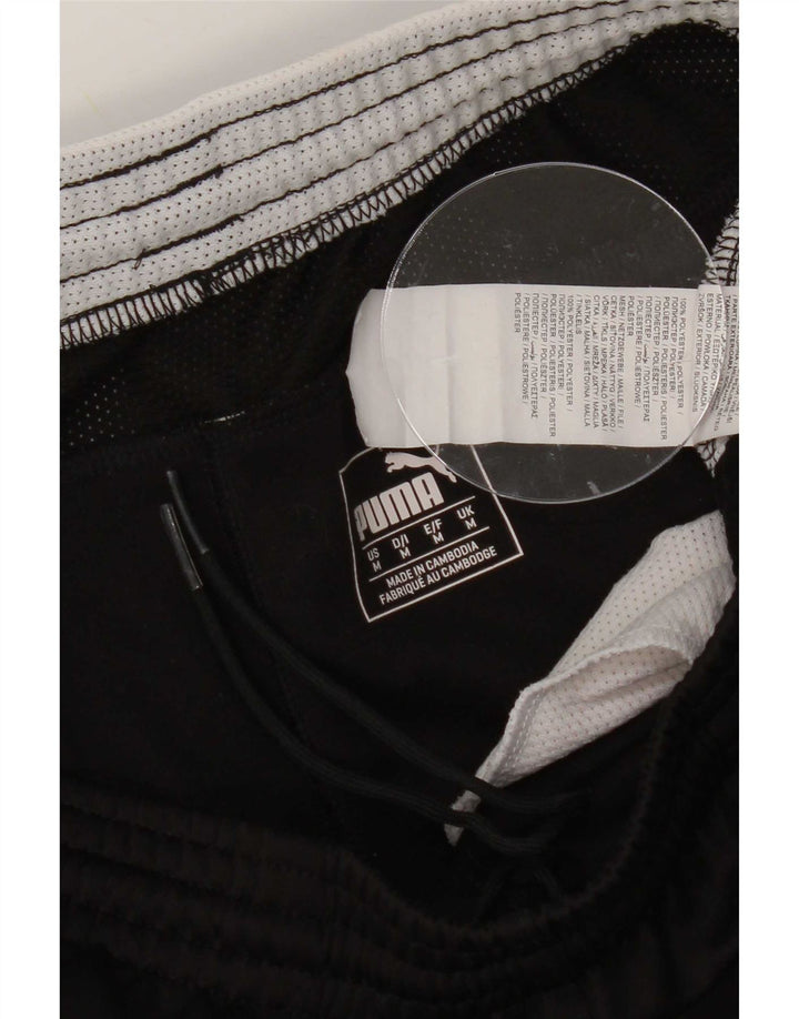 Puma Herre grafiske sportsshorts Medium Sort Polyester