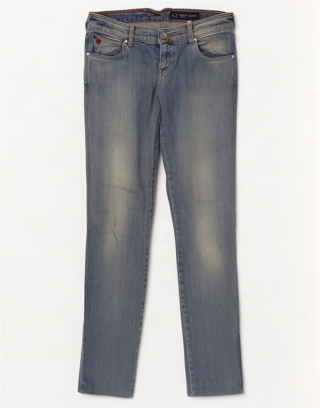 Armani Dame Skinny Jeans W30 L32 Blå Bomuld
