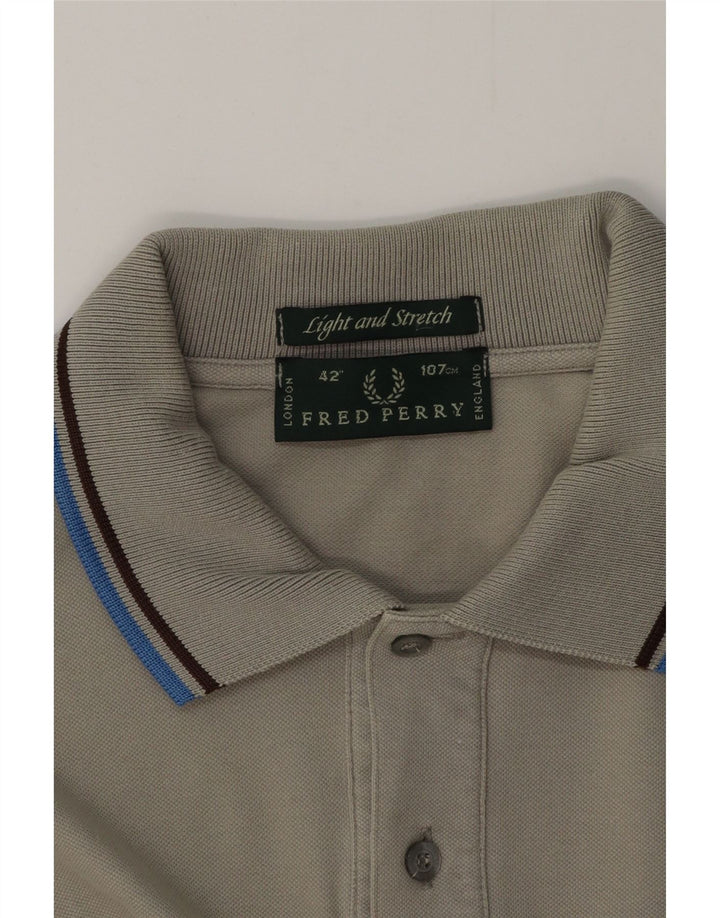 FRED PERRY Herre poloshirt mellemgrå