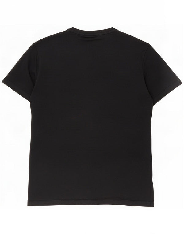 Emporio Armani Grafisk T-shirt top til mænd XL Sort bomuld
