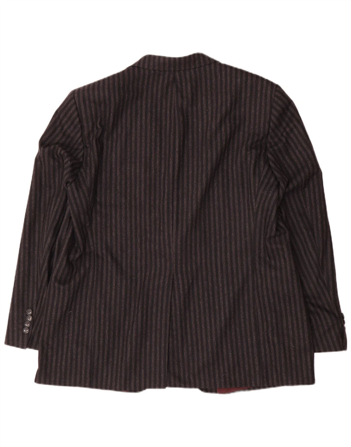 Pierre Cardin Herre 2-knaps blazerjakke UK 40 Stor grå nålestribet uld