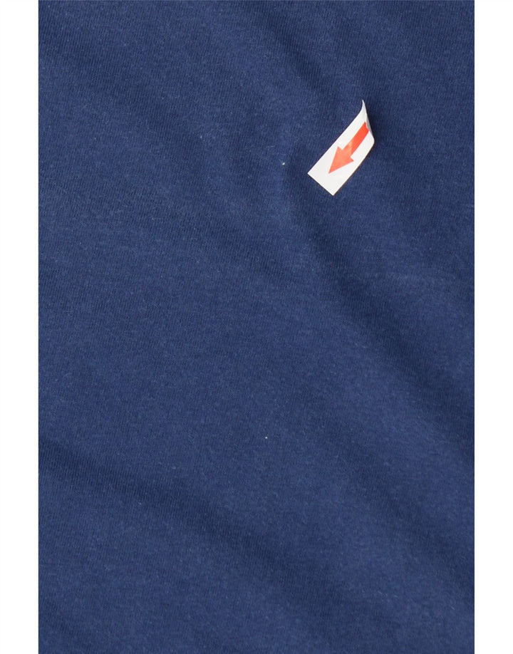 Saltrock Herre Grafisk T-Shirt Top Stor Blå Bomuld