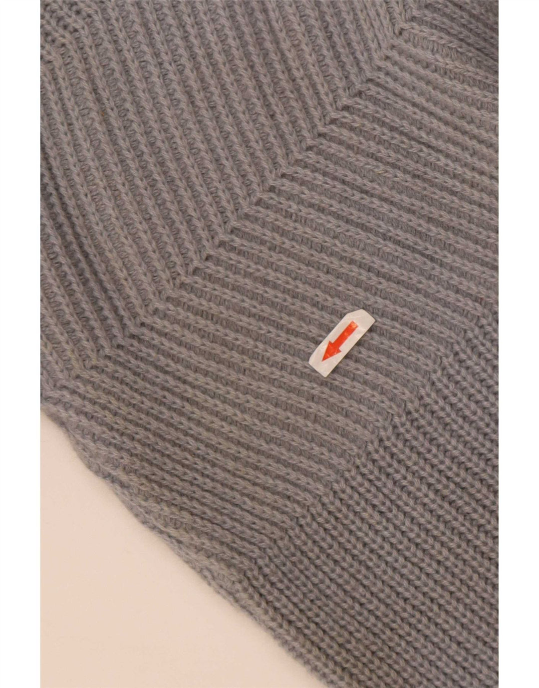 Vintage herre sweater med rund hals IT 50/52 stor grå uld