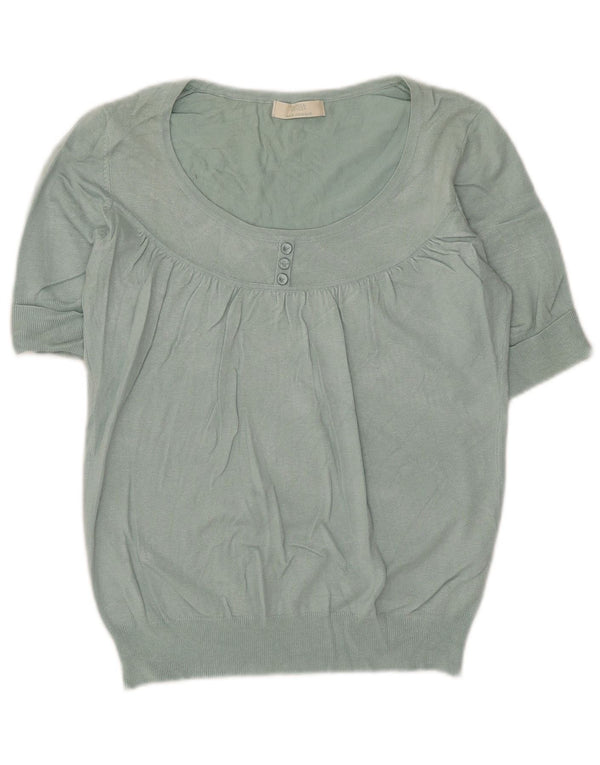Marks & Spencer Damebluse Top UK 16 Large Green Viscose