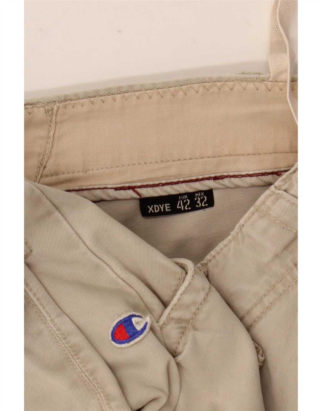 XDYE Straight Cargo Bukser til kvinder EU 42 Large W34 L31 Beige
