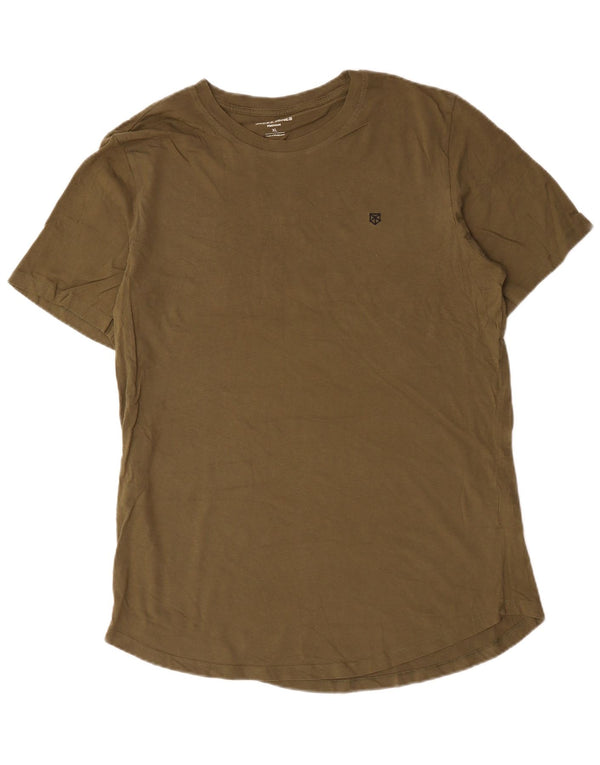 Jack & Jones Herre T-Shirt Top XL Khaki
