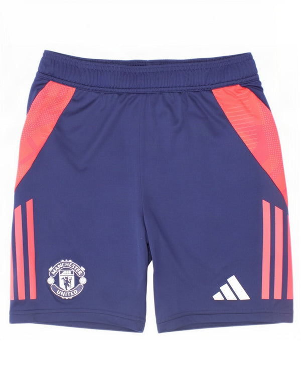 Adidas Boys Manchester United sportsshorts 11-12 år marineblå