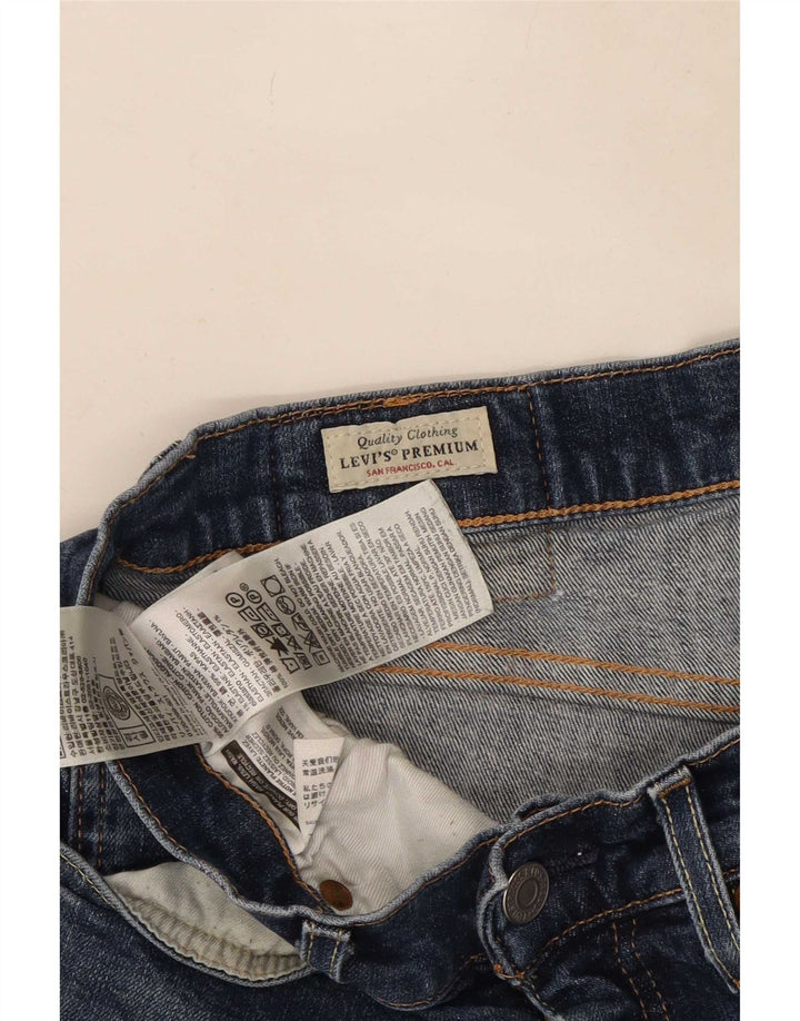 Levi's Straight Jeans til mænd W31 L30 Marineblå Bomuld
