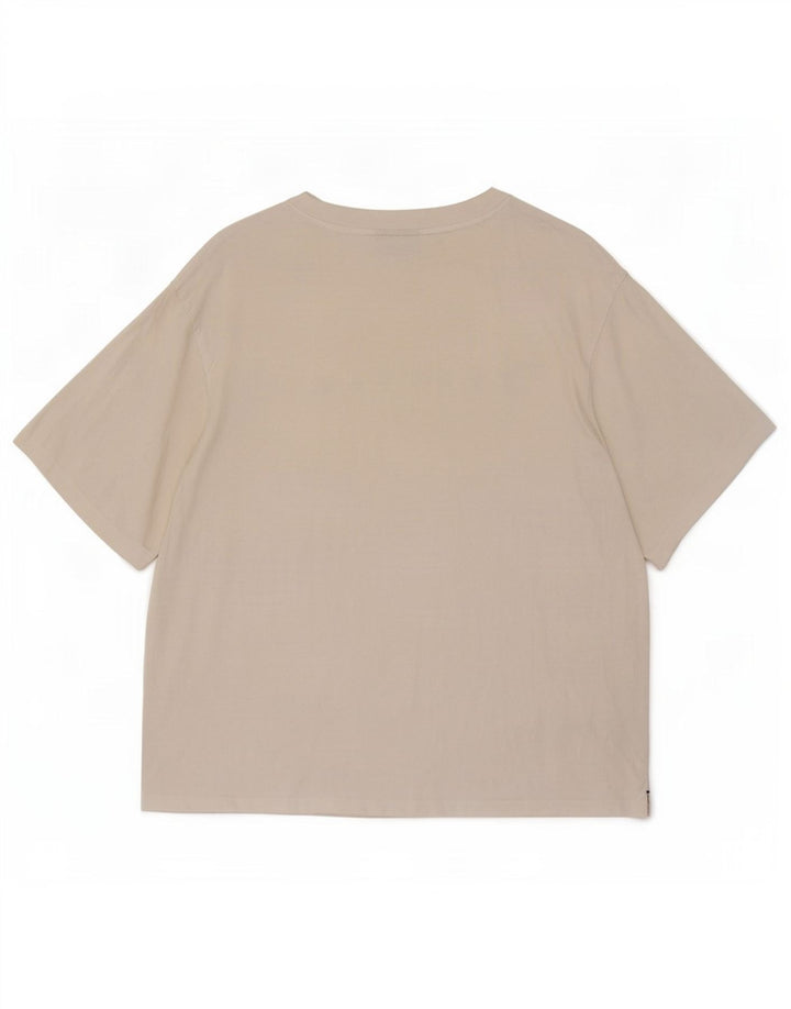 Nautica Herre Grafisk T-Shirt Top 2XL Hvid Bomuld