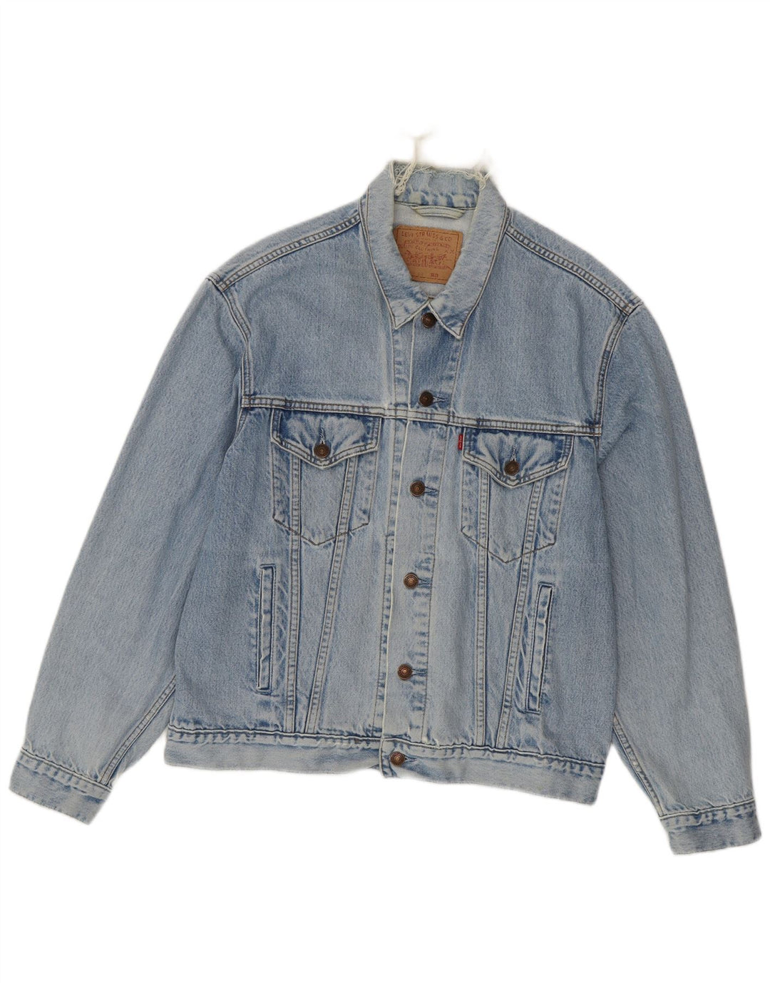 Levi's Herre denimjakke UK 40 Large Blue Cotton