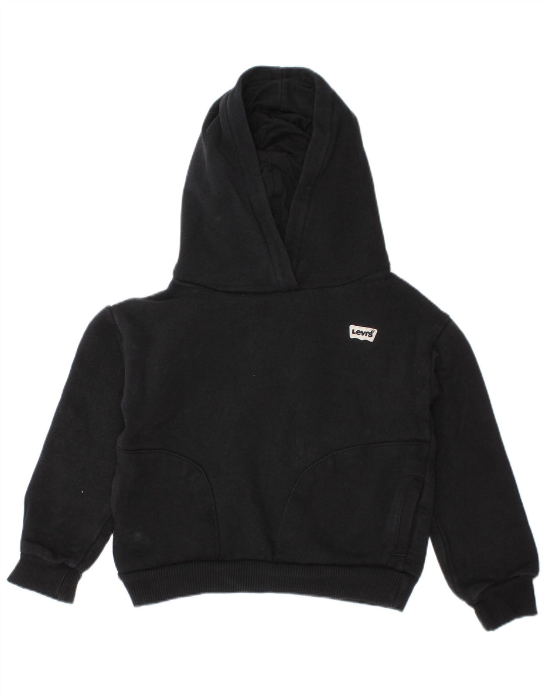 LEVI'S hættetrøje til baby drenge 18-24 måneder Sort bomuld