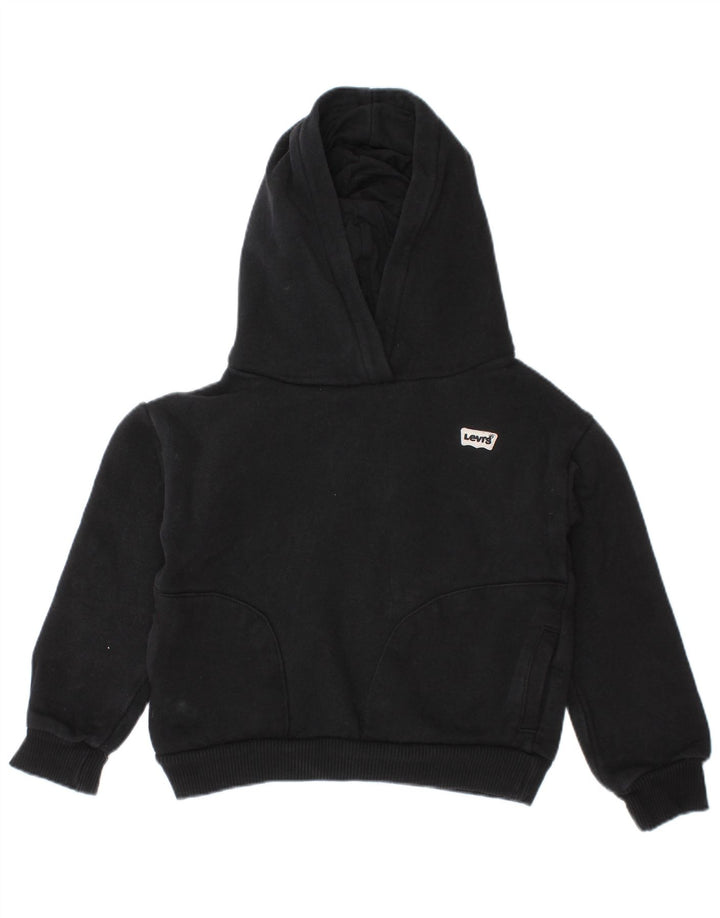 LEVI'S hættetrøje til baby drenge 18-24 måneder Sort bomuld
