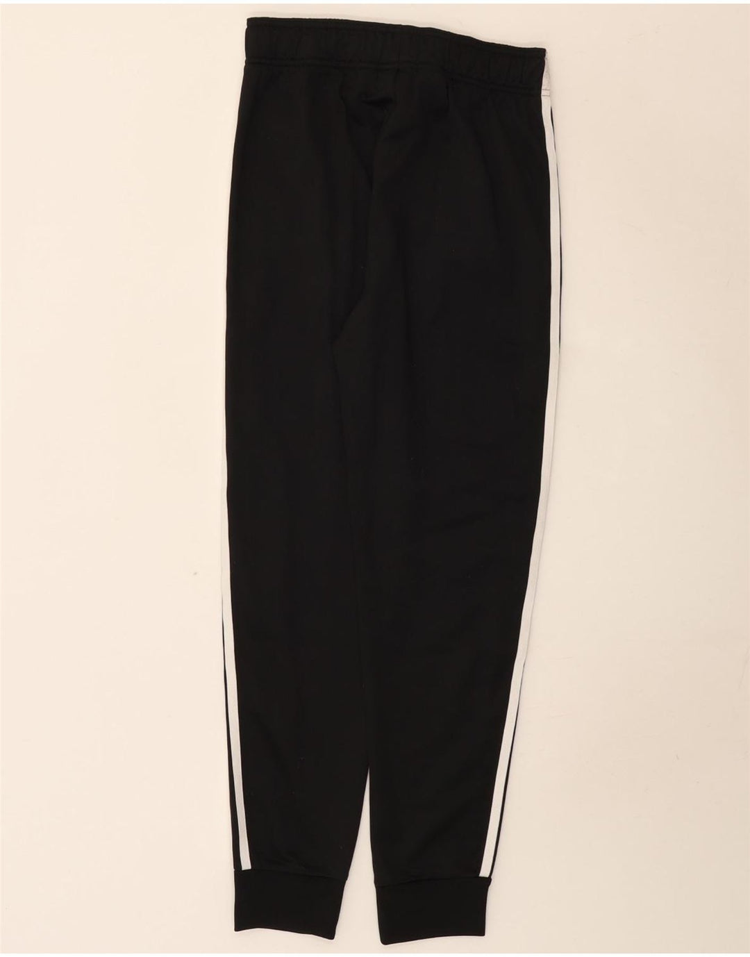 Adidas Drenge Træningsdragt Bukser Joggers 13-14 År Sort Polyester