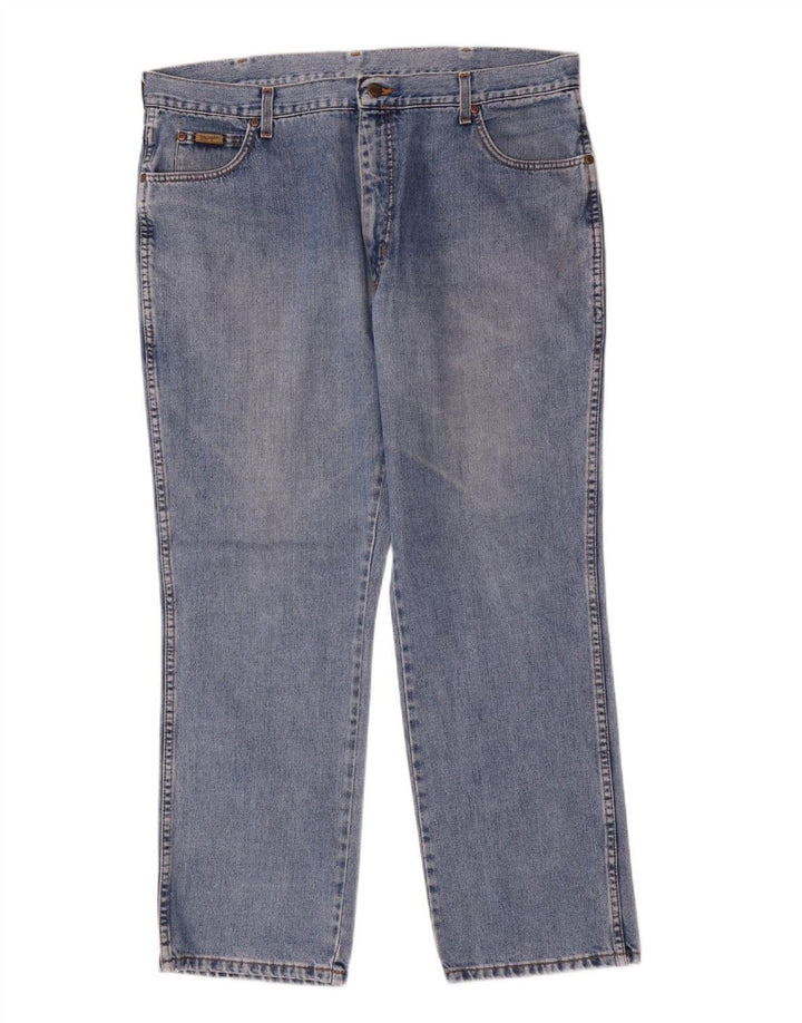 Wrangler Herre Texas Straight Jeans W40 L30 Blå Bomuld