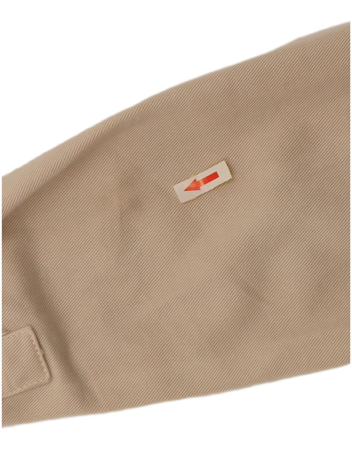 Zara Denimskjorte til mænd Lille beige bomuld