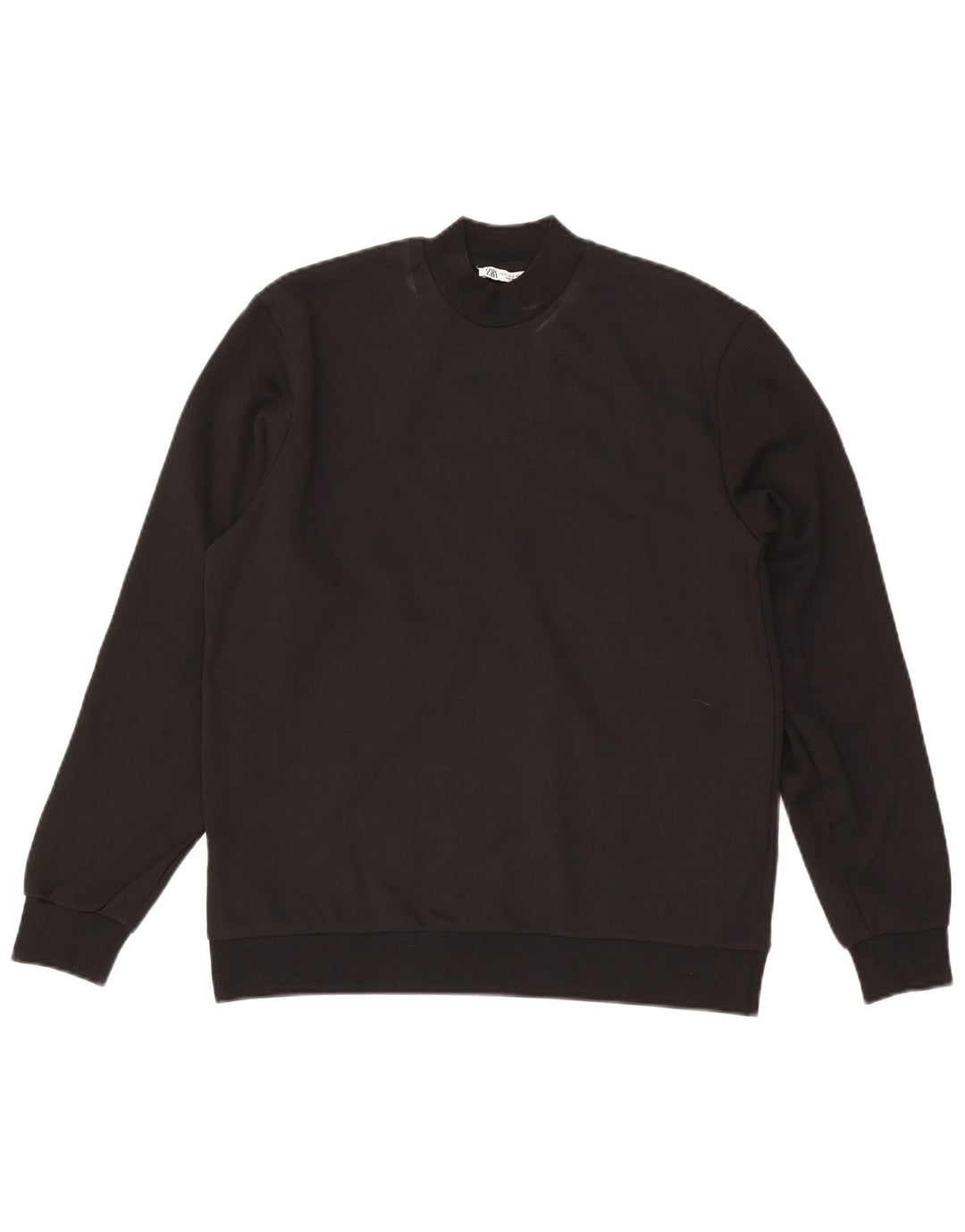 Zara Sweatshirt til mænd, lille sort bomuld