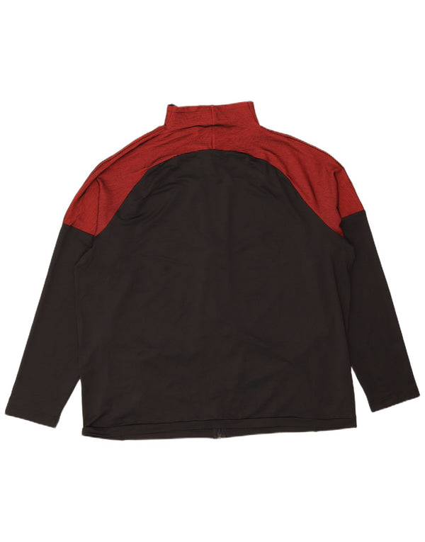 RUSSELL ATHLETIC Herre træningsdragt topjakke UK 46/48 XL Sort Colourblock