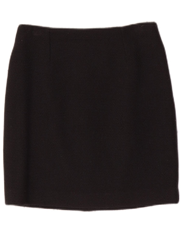 Etam Dame Mini Nederdel IT 36 XS W24 Sort Uld
