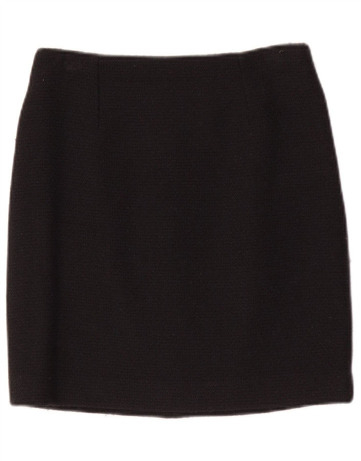 Etam Dame Mini Nederdel IT 36 XS W24 Sort Uld