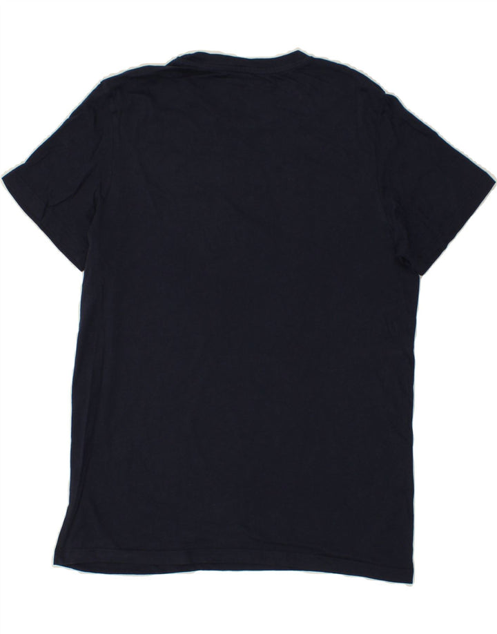 JACK & JONES Mens Graphic T-Shirt Top Small Navy Blue Vintage Jack & Jones and Second-Hand Jack & Jones from Messina Hembry 