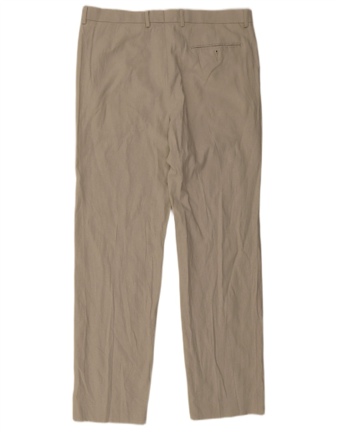 Marks & Spencer Herre Regular Fit Chinobukser W36 L33 Beige Hør