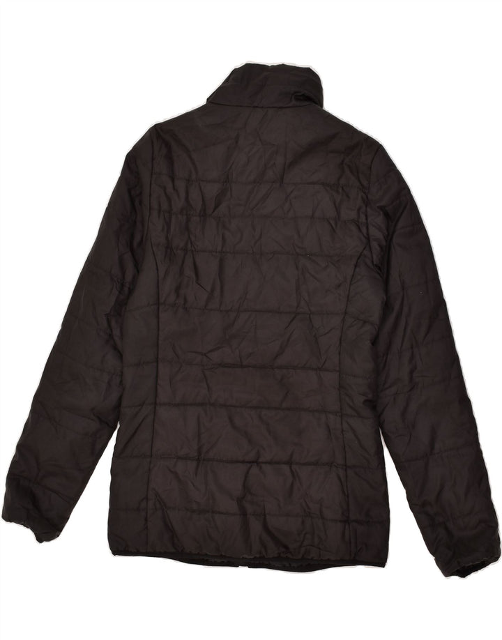 PUMA Womens Padded Jacket UK 8 Small Black Polyester | Vintage Puma | Thrift | Second-Hand Puma | Used Clothing | Messina Hembry 