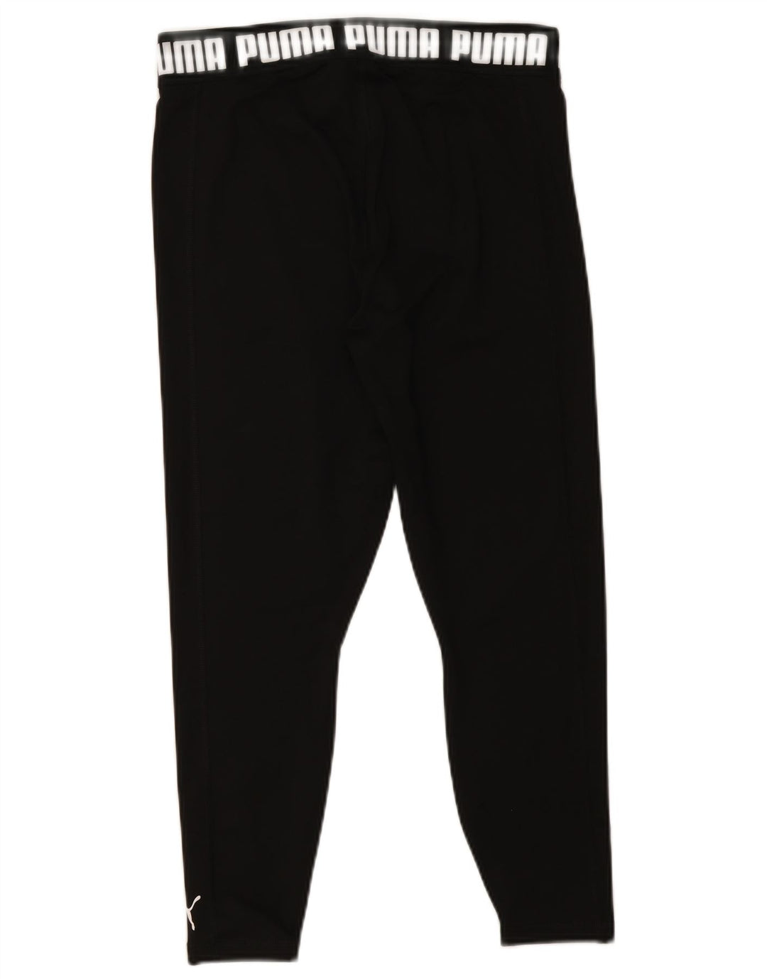 Puma Graphic Crop Leggings til kvinder UK 14 Large Black