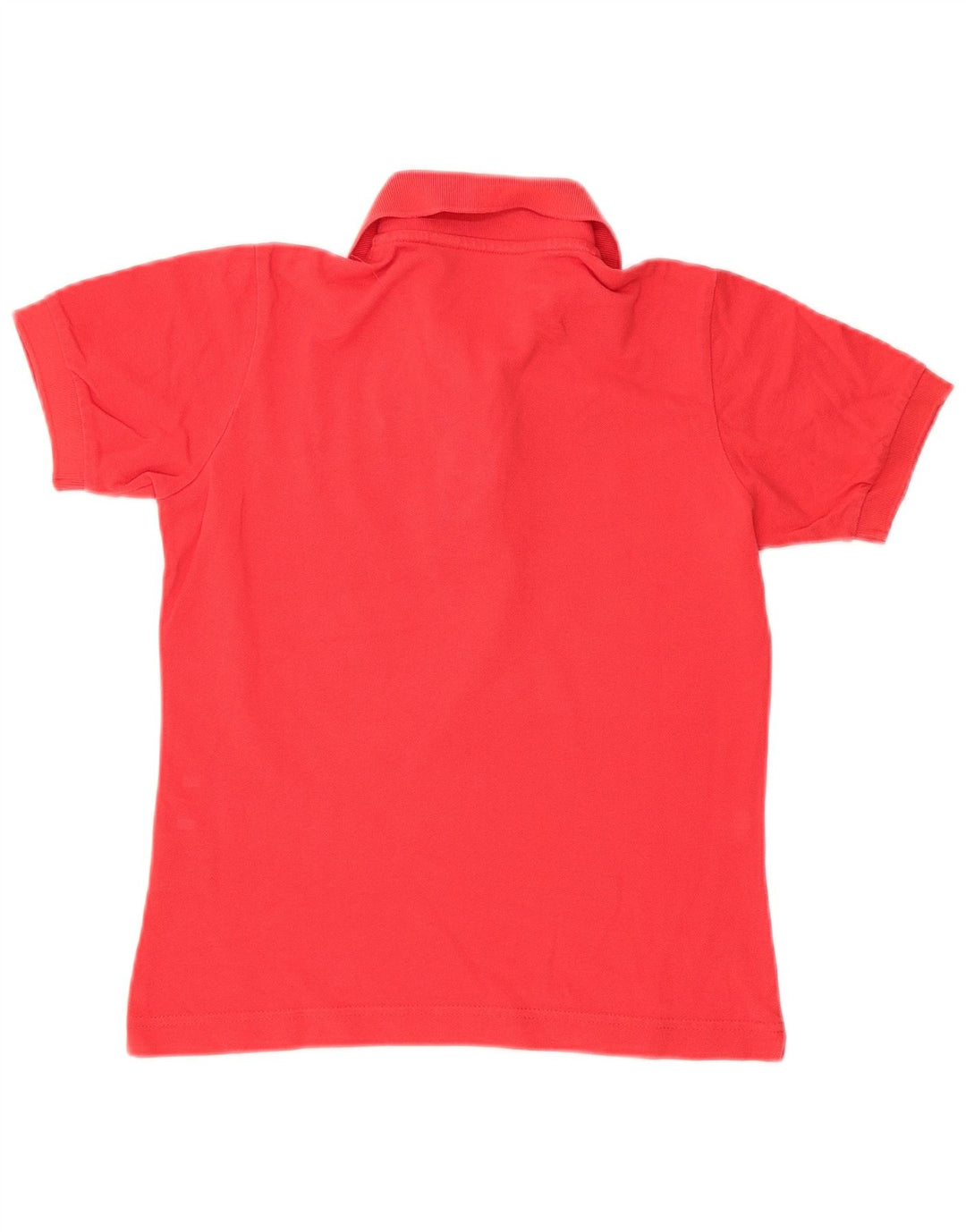 Kappa Dame Polo Shirt UK 10 Lille Rød Bomuld