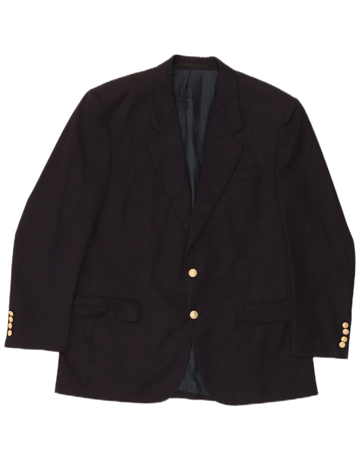 Paul & Shark Herre 2-knaps blazerjakke IT 52 XL Marineblå Virgin Wool