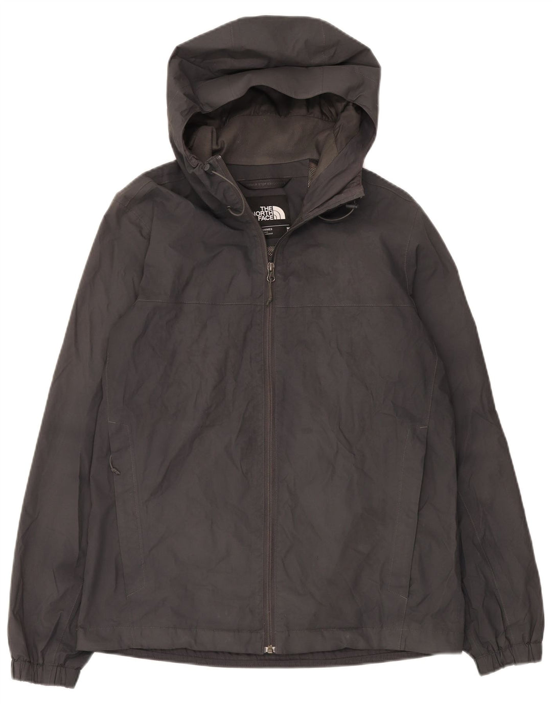 The North Face Regnjakke med hætte til mænd UK 38 Medium Grey Polyester