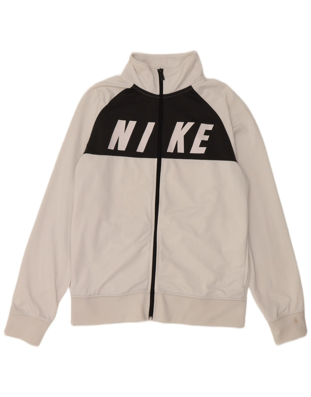 NIKE Grafisk træningsdragt topjakke til mænd Medium White Colourblock Polyester
