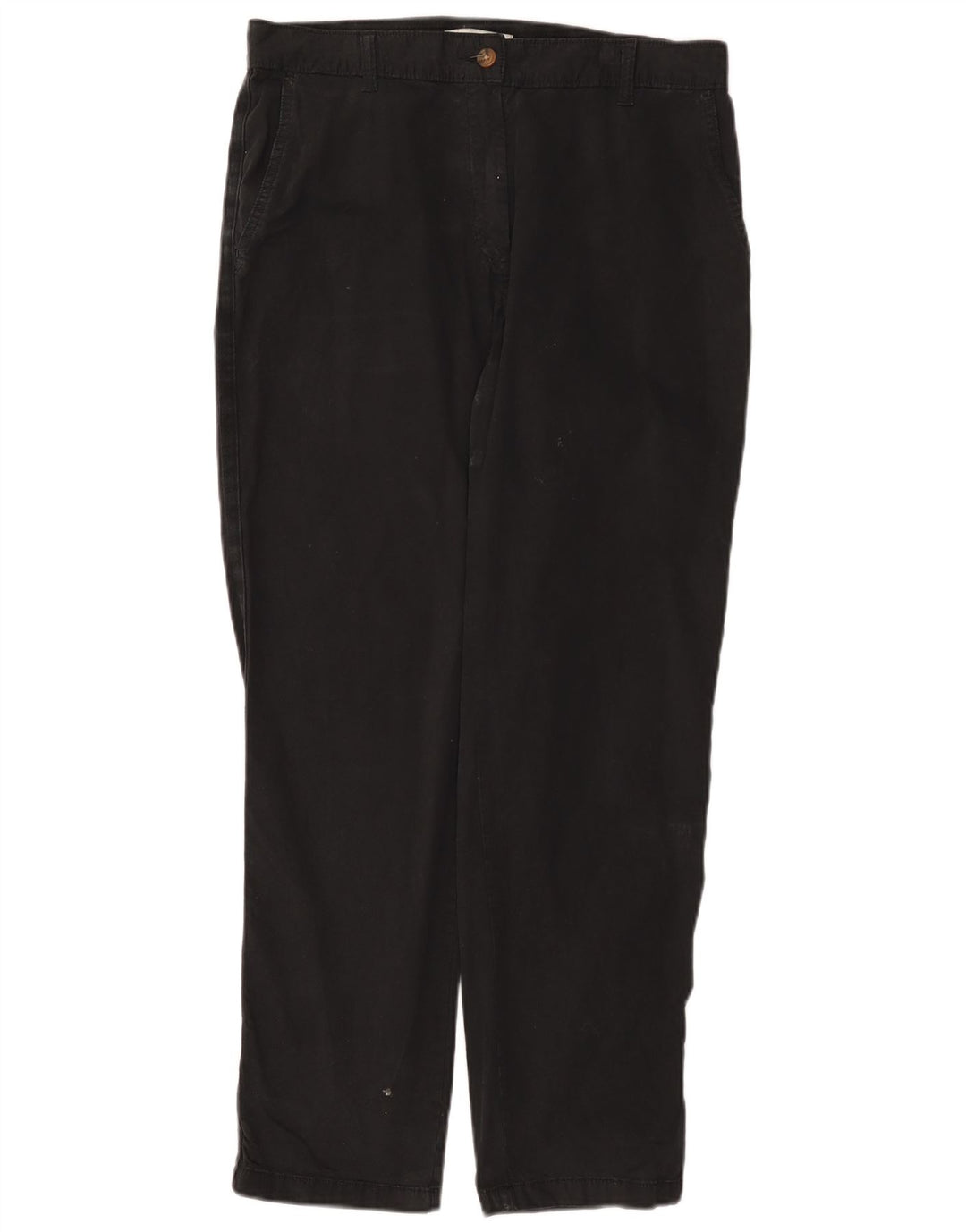 Marks & Spencer Lige Chinobukser til kvinder UK 12 MediumW32 L29 Sort