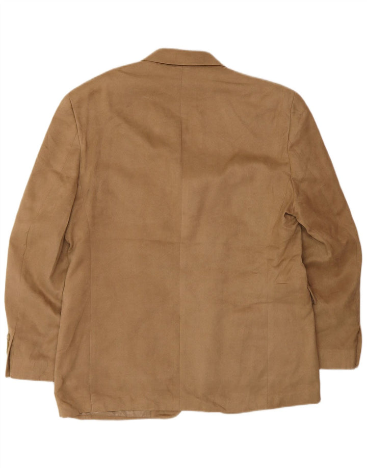 Chaps Herre 3-knaps blazerjakke UK 38 Medium Beige Polyester