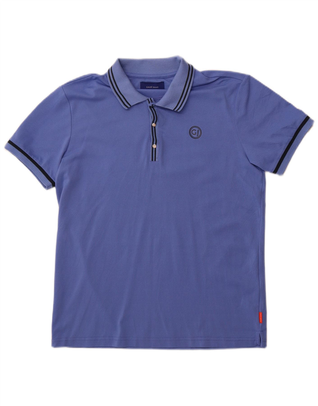 Gaudi herre poloshirt mellemblå polyamid