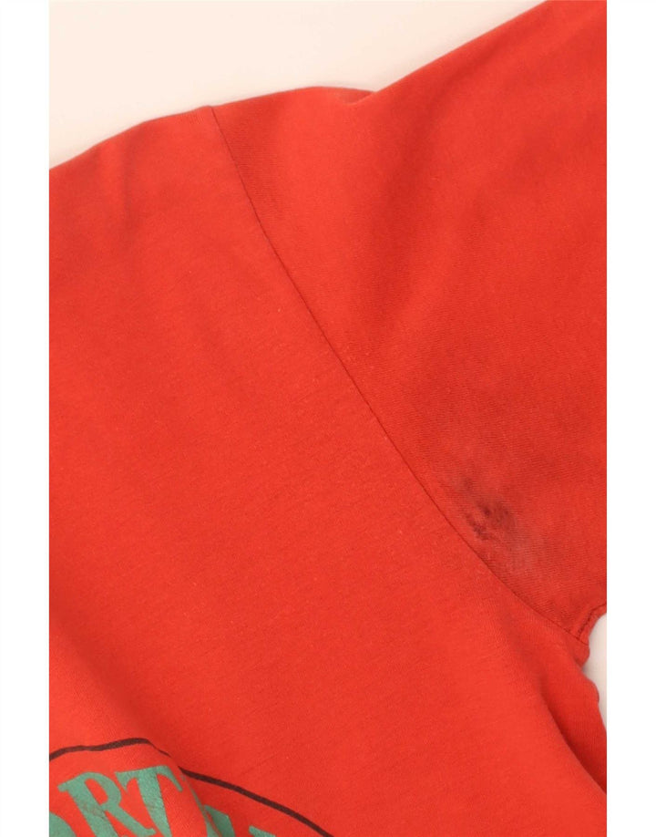 Nike grafisk t-shirt top til mænd, lille rød bomuld