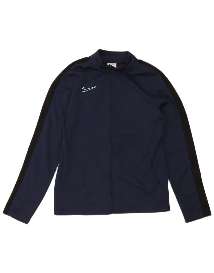 Nike drenge Dri Fit træningsdragt topjakke 12-13 år Stor marineblå
