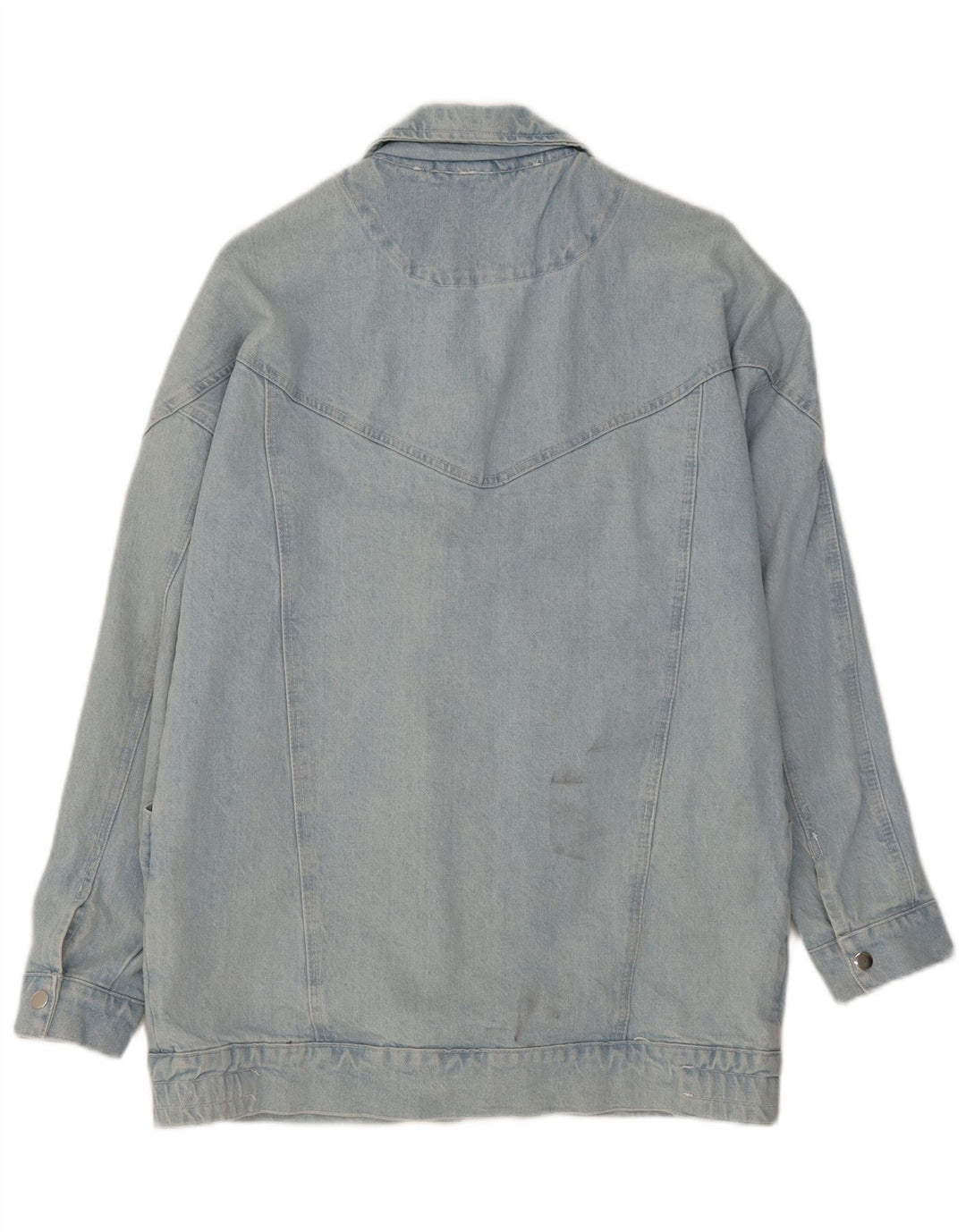 Vintage Dame denimjakke UK 14 Stor Blå Bomuld