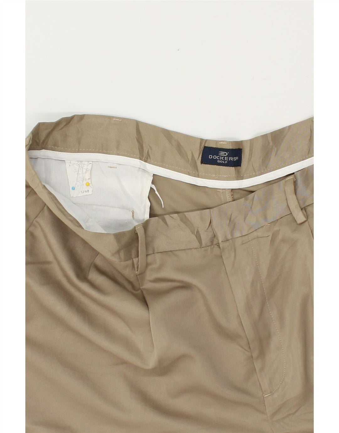 DOCKERS Mens Golf Pegged Chino Shorts W40 XL Beige Vintage Dockers and Second-Hand Dockers from Messina Hembry 