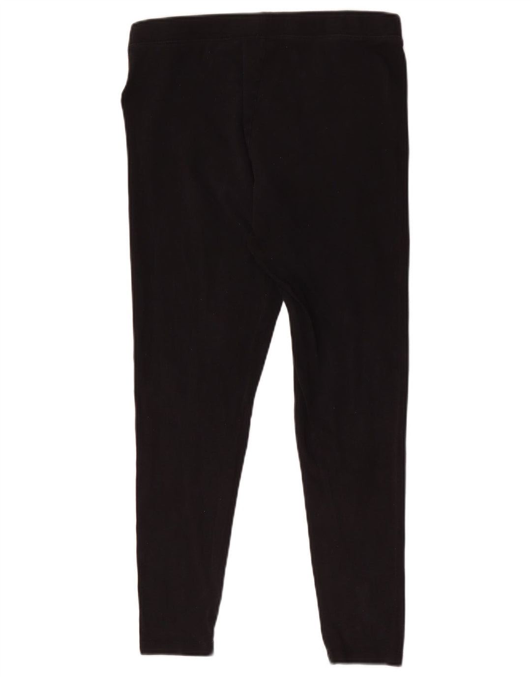 Marks & Spencer Womens Crop Leggings UK 12 Medium Black Bomuld