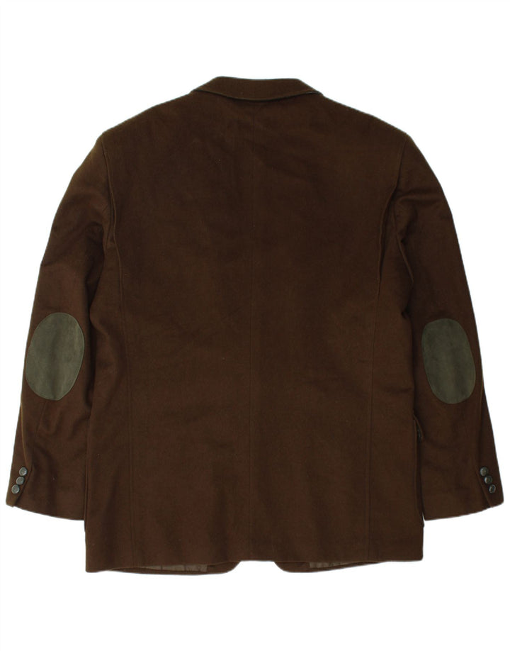Steinbock Herre 2-knaps blazerjakke EU 54 2XL Khaki New Wool