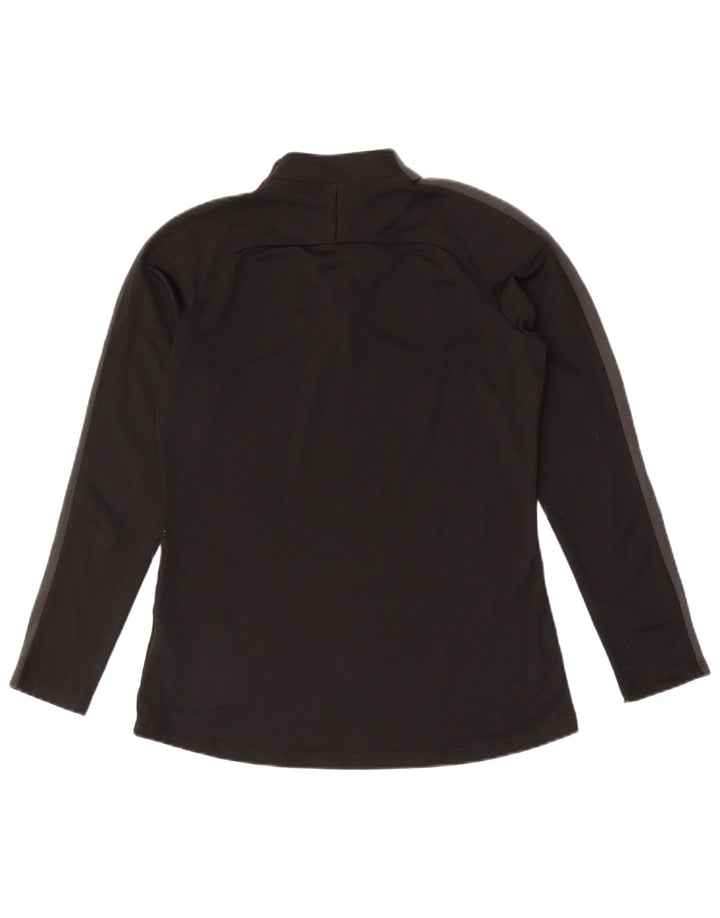 Nike Dame Dri Fit Pullover Træningsdragt Top UK 10 Small Black Colourblock