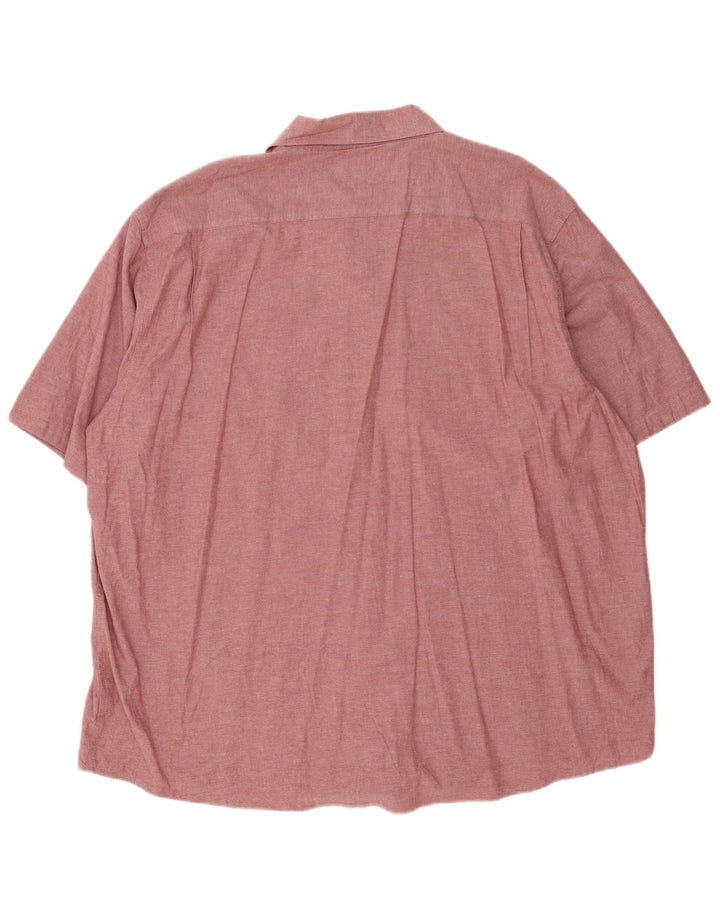 Wrangler Kortærmet Herreskjorte 2XL Pink Bomuld