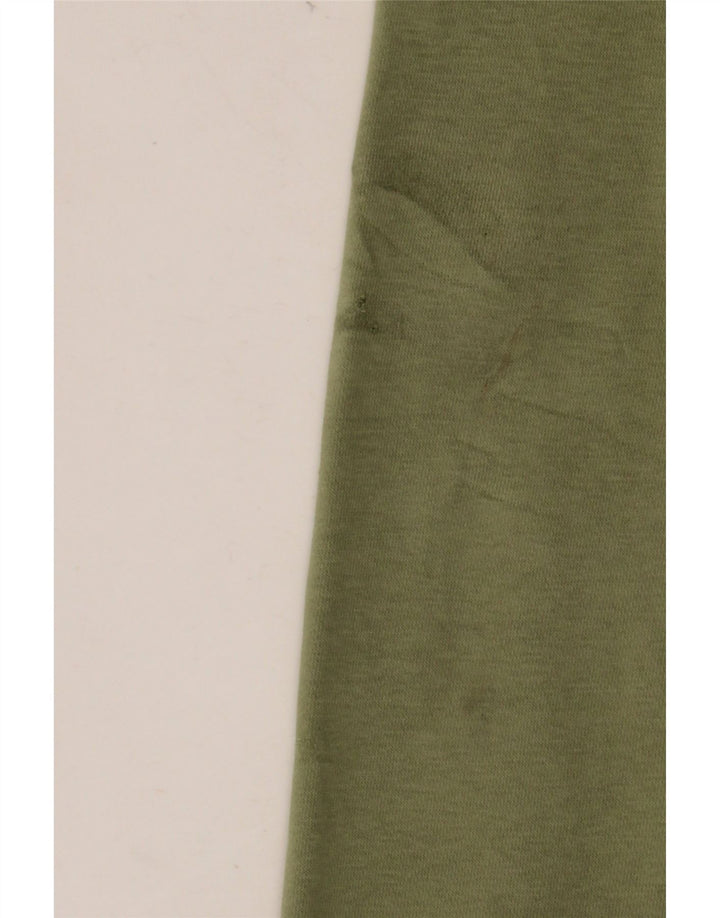 Nike Sweatshirt med lynlås til mænd XL grøn bomuld