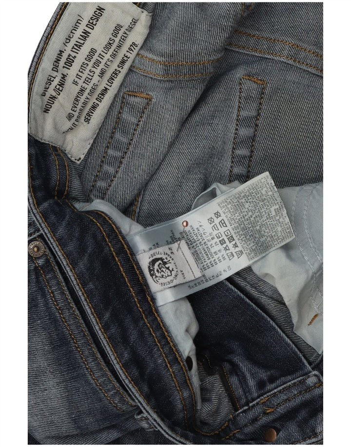 Diesel Herre Distressed Slim Jeans W32 L32 Blå Bomuld