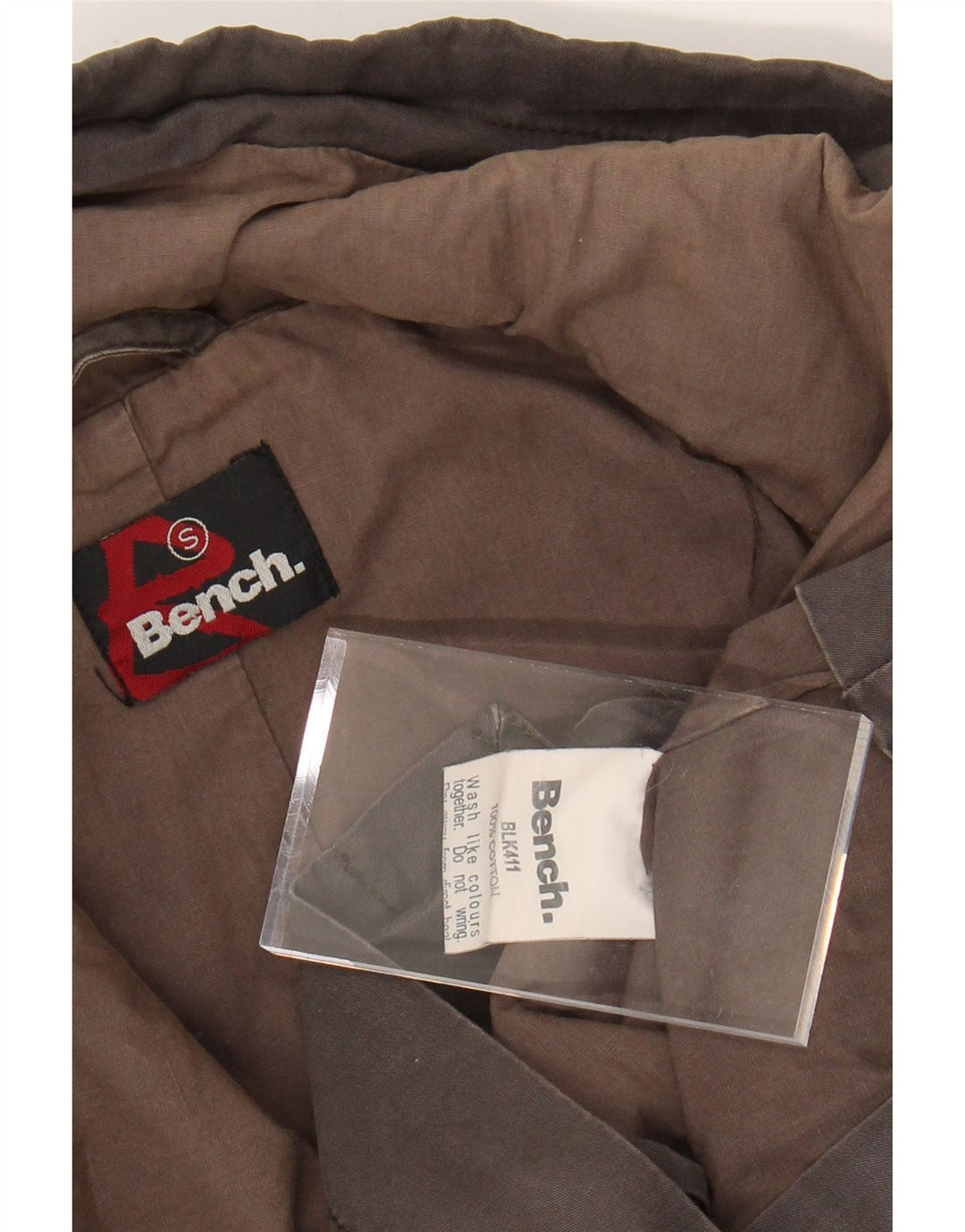 BENCH Dame Bomber Jacket UK 10 Small Brown Bomuld