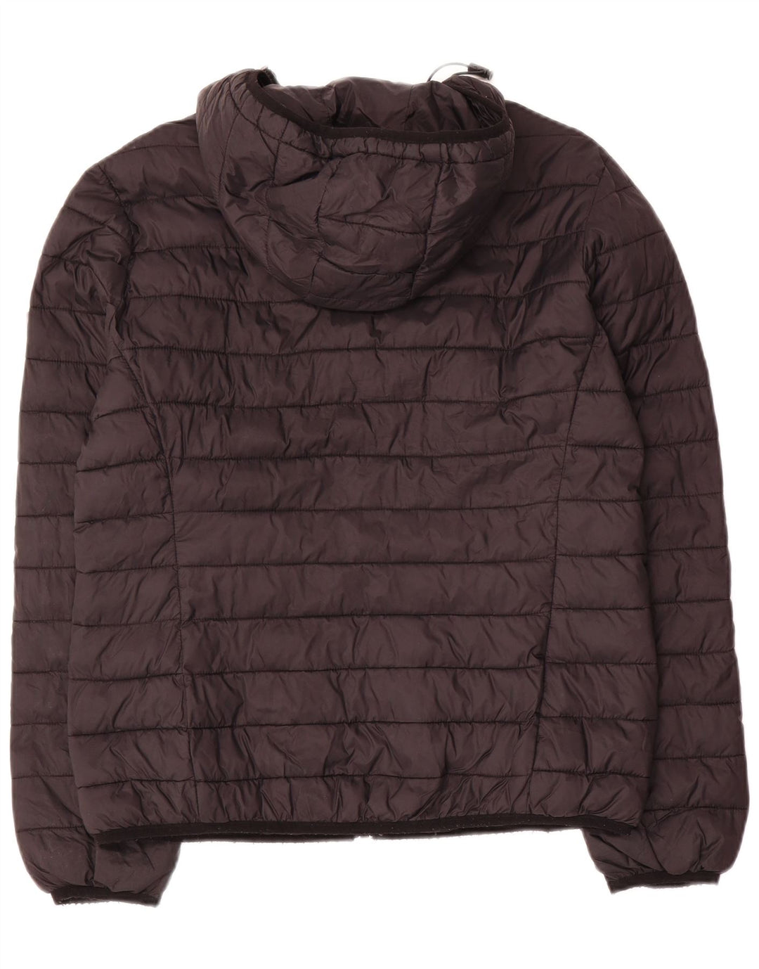 Carrera Dame Hætte Polstret Jakke UK 16 Stor Sort Nylon