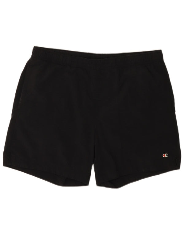 CHAMPION Badeshorts til mænd XL Sort Polyester