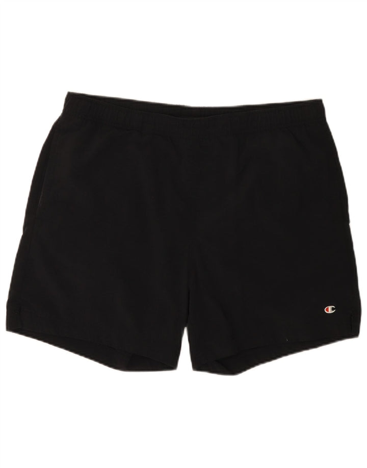 CHAMPION Badeshorts til mænd XL Sort Polyester