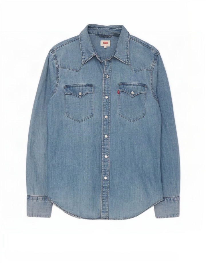 Levi's Denimskjorte til mænd XS Blå