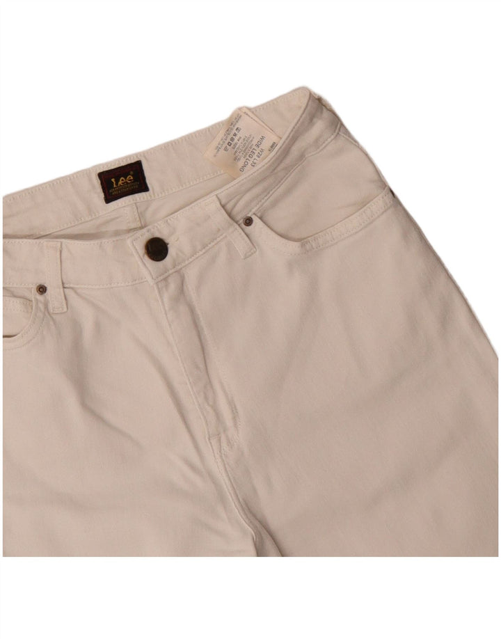 Lee Lige Jeans til kvinder W28 L28 Hvid Bomuld